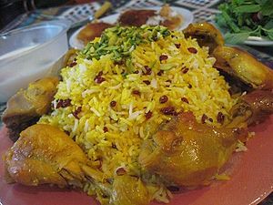 Saffron-chicken